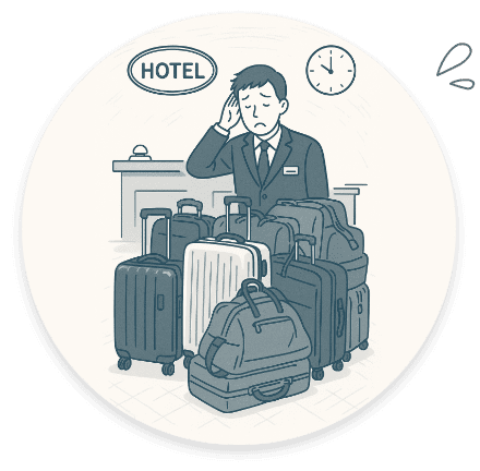 荷物預かりの増加